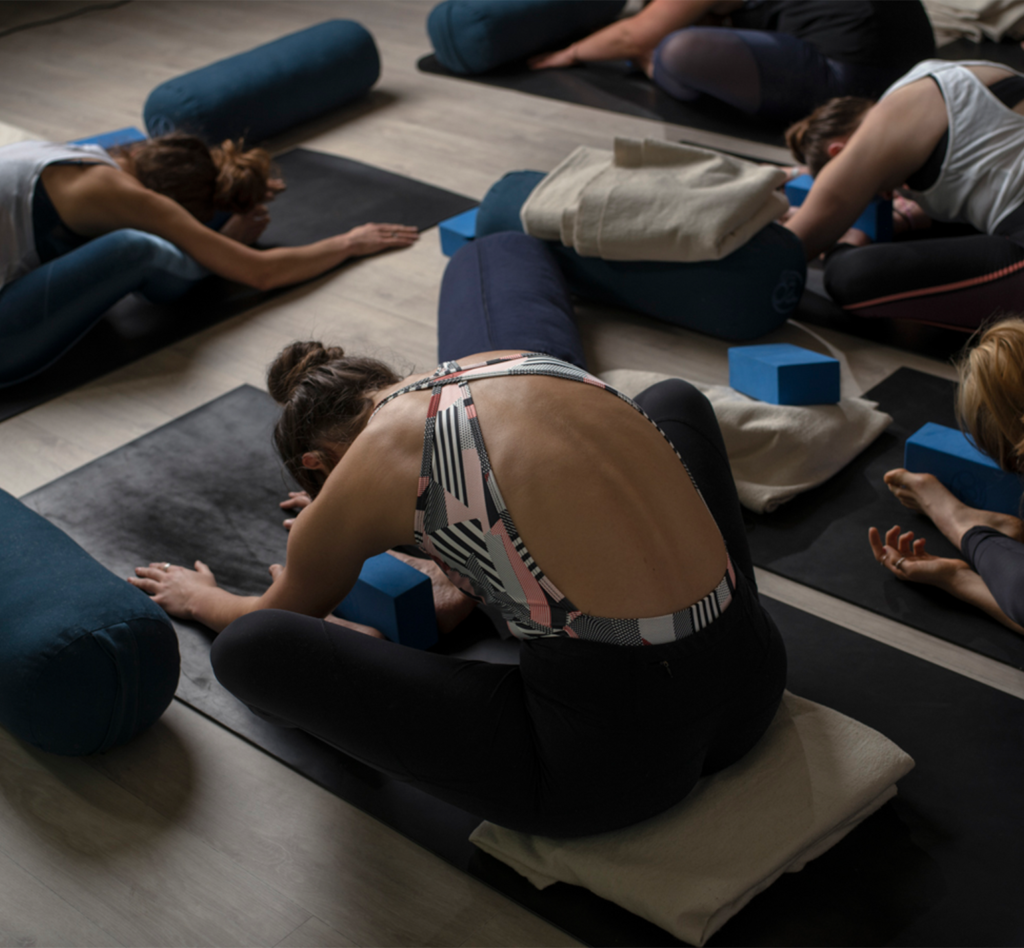Yin Yoga Sound Bath Meditation Class Frame